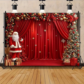 Second Life Marketplace - CHRISTMAS SANTA TREE CURTAIN TEXTURE